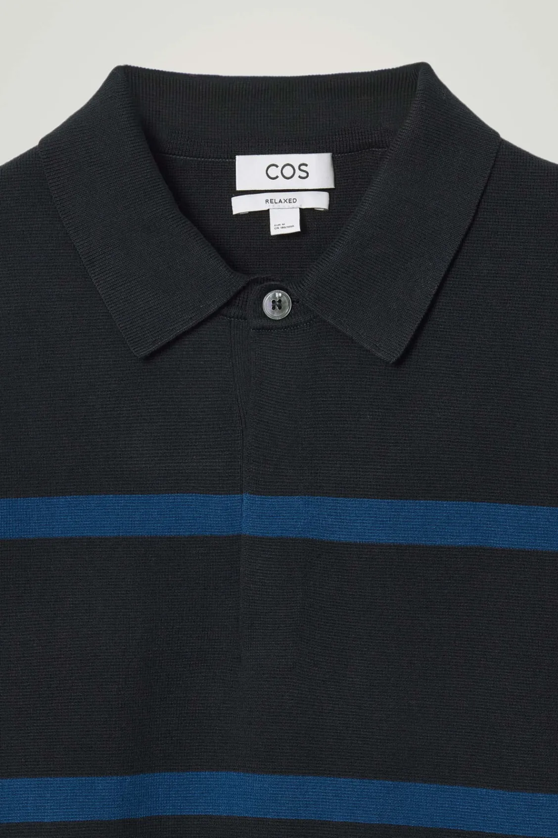 COS STRIPED KNITTED POLO SHIRT- Polo Shirts | Sweaters & Cardigans