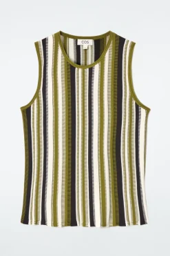 COS STRIPED KNITTED TANK TOP-Women Tops | Sweaters & Cardigans