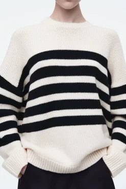 COS STRIPED MERINO WOOL SWEATER-Women Tops | Sweaters & Cardigans