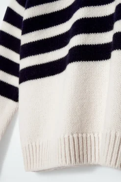 COS STRIPED MERINO WOOL SWEATER-Women Tops | Sweaters & Cardigans
