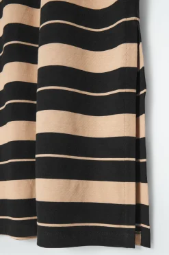 COS STRIPED MIDI T-SHIRT DRESS-Women Dresses & Jumpsuits
