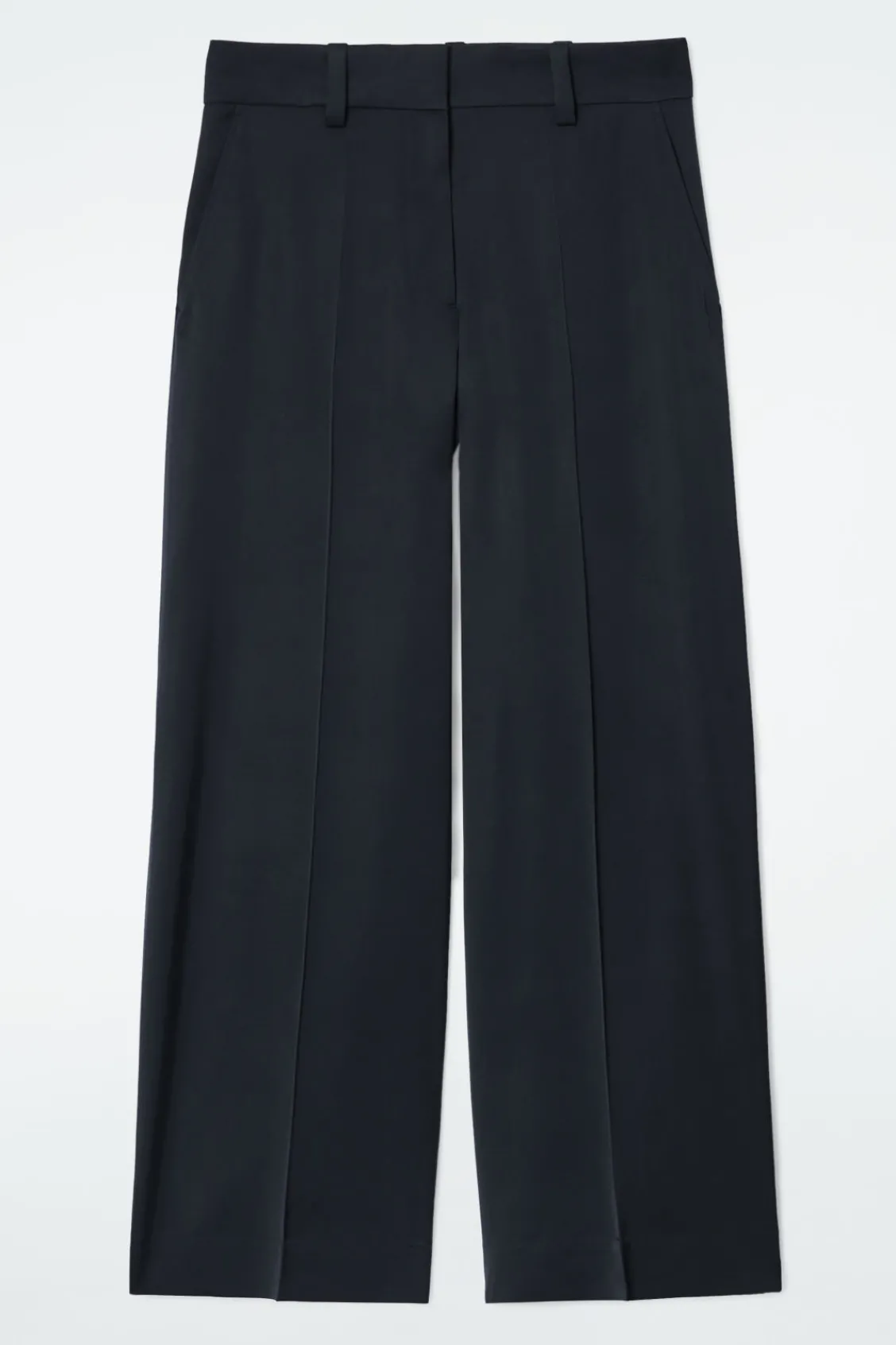 COS TAILORED SATIN WIDE-LEG PANTS-Women Vests & Tailoring | Pants
