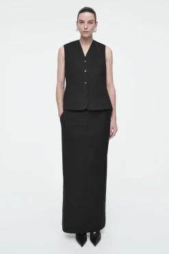 COS TAILORED WOOL VEST-Women Vests & Tailoring | Tops
