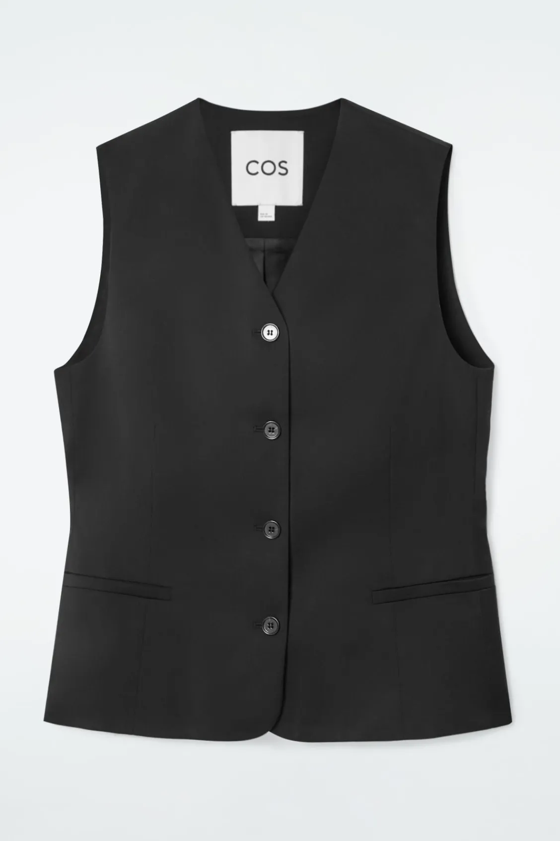 COS TAILORED WOOL VEST-Women Vests & Tailoring | Tops