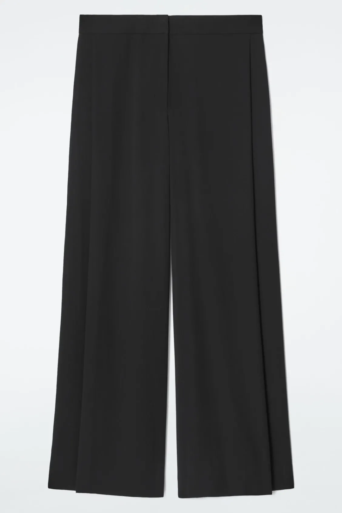COS TAILORED WOOL WIDE-LEG PANTS-Women Pants