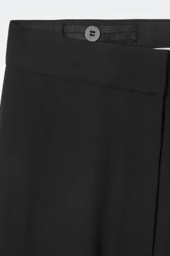 COS TAILORED WOOL WIDE-LEG PANTS-Women Pants