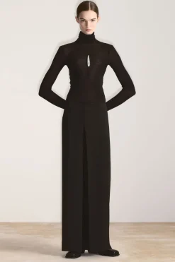 COS TAILORED WRAP-FRONT PANTS-Women Pants