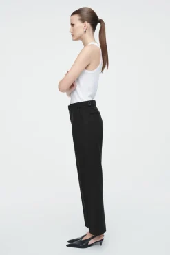 COS TAPERED COTTON PANTS-Women Pants