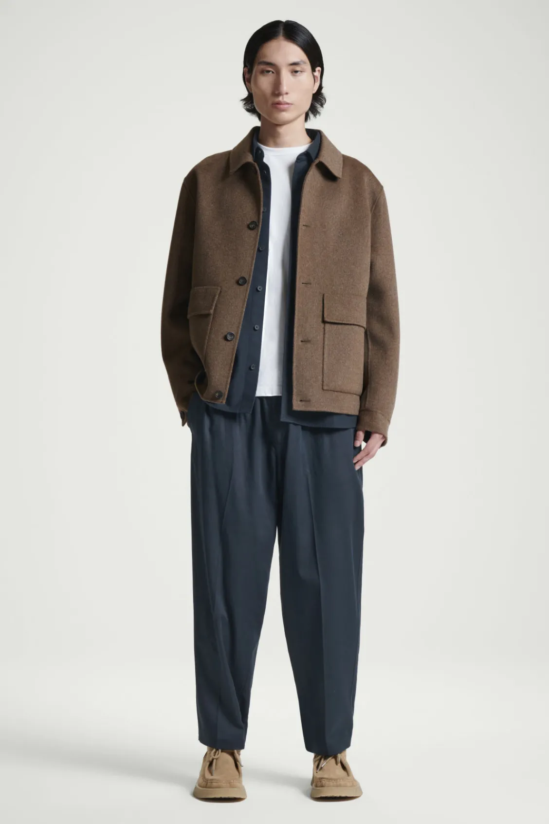 COS TAPERED ELASTICATED PANTS- Pants