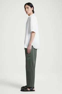 COS TAPERED ELASTICATED PANTS- Pants