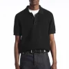 COS TEXTURED KNITTED POLO SHIRT- Polo Shirts | Sweaters & Cardigans
