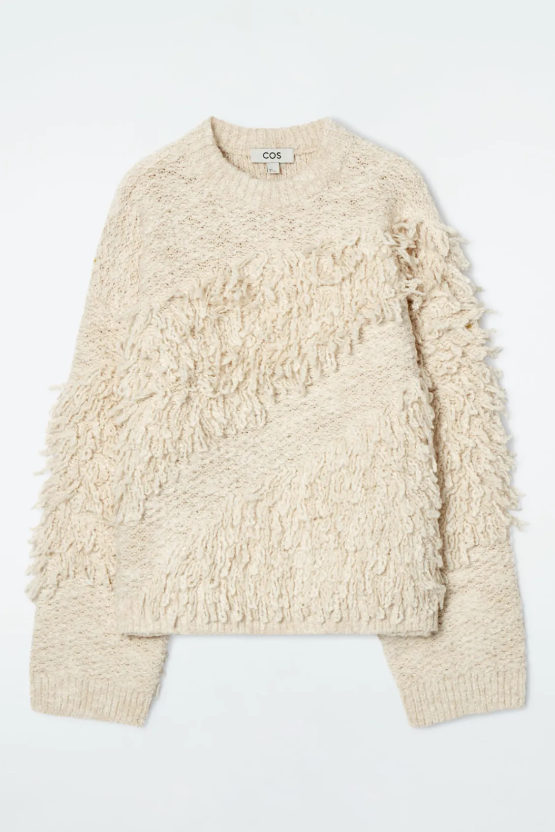 COS TEXTURED LOOP-KNIT WOOL JUMPER-Women Sweaters & Cardigans