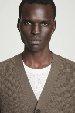 COS TEXTURED MERINO WOOL CARDIGAN- Sweaters & Cardigans