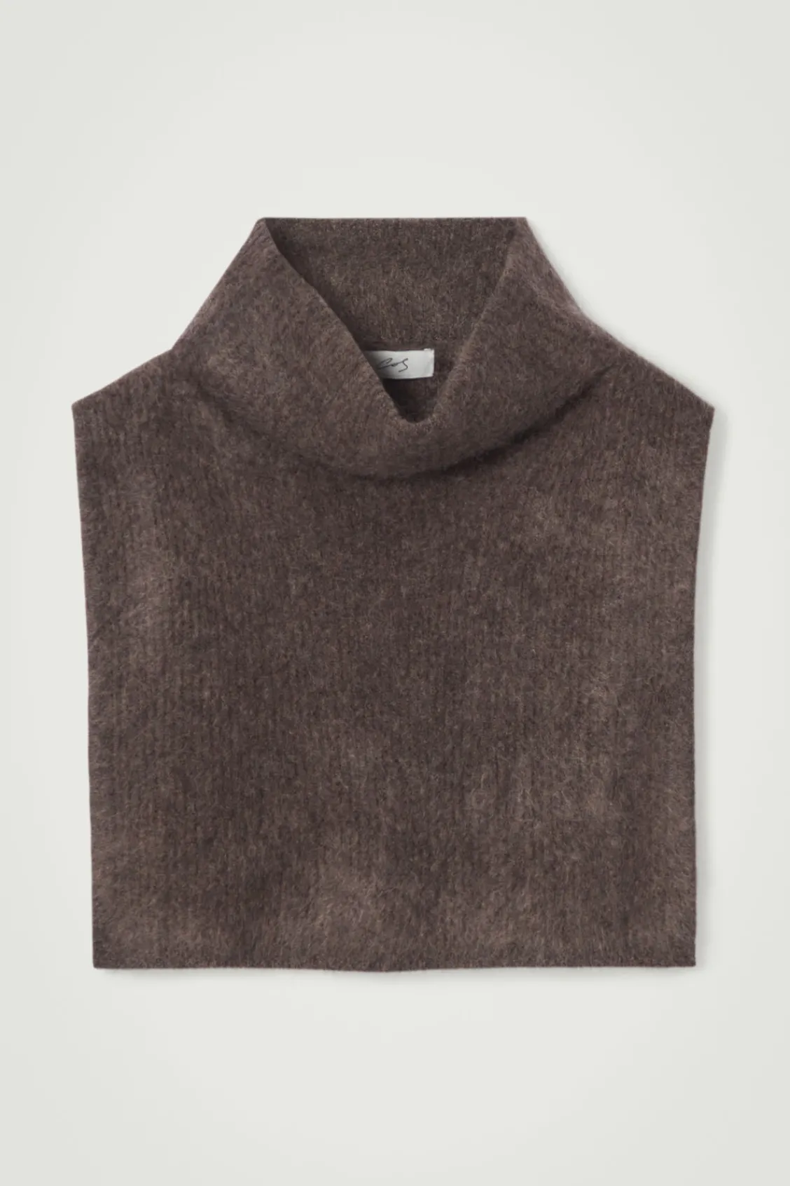 COS THE BRUSHED-CASHMERE FUNNEL NECK WARMER- Hats & Scarves | Cashmere