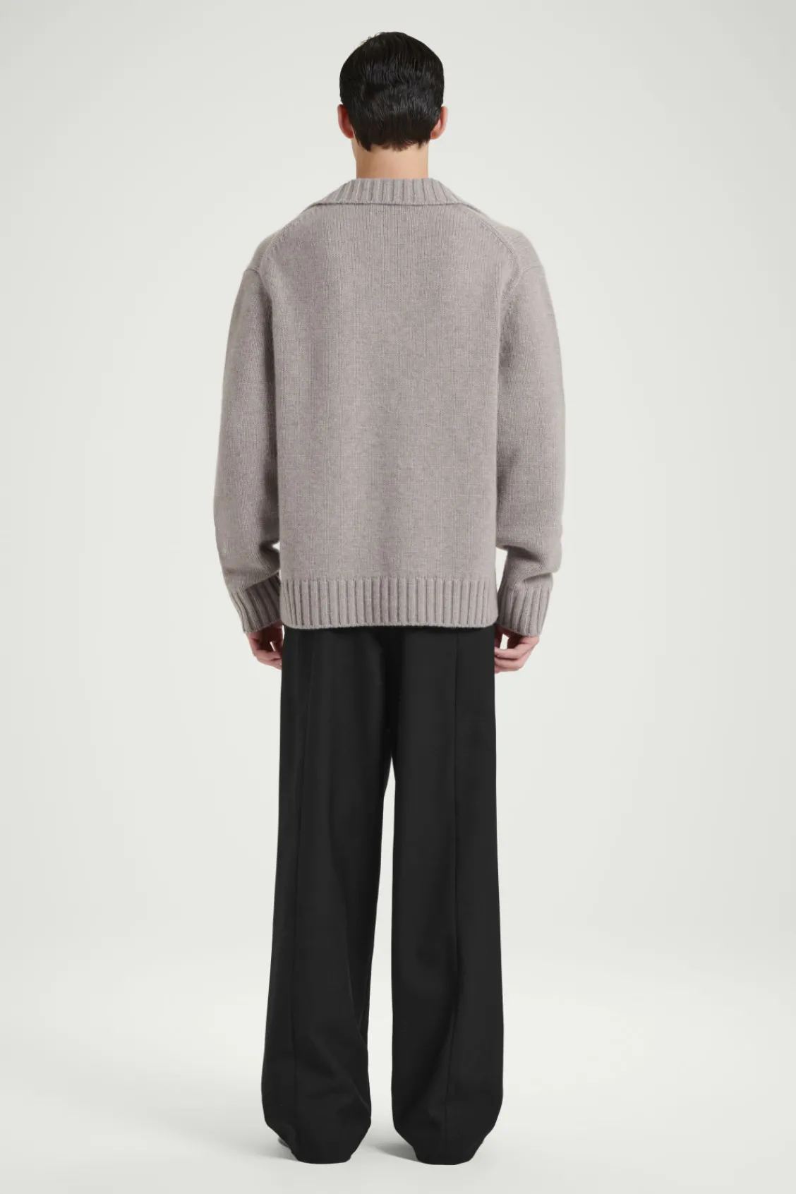 COS THE CASHMERE POLO SWEATER- Polo Shirts | Cashmere