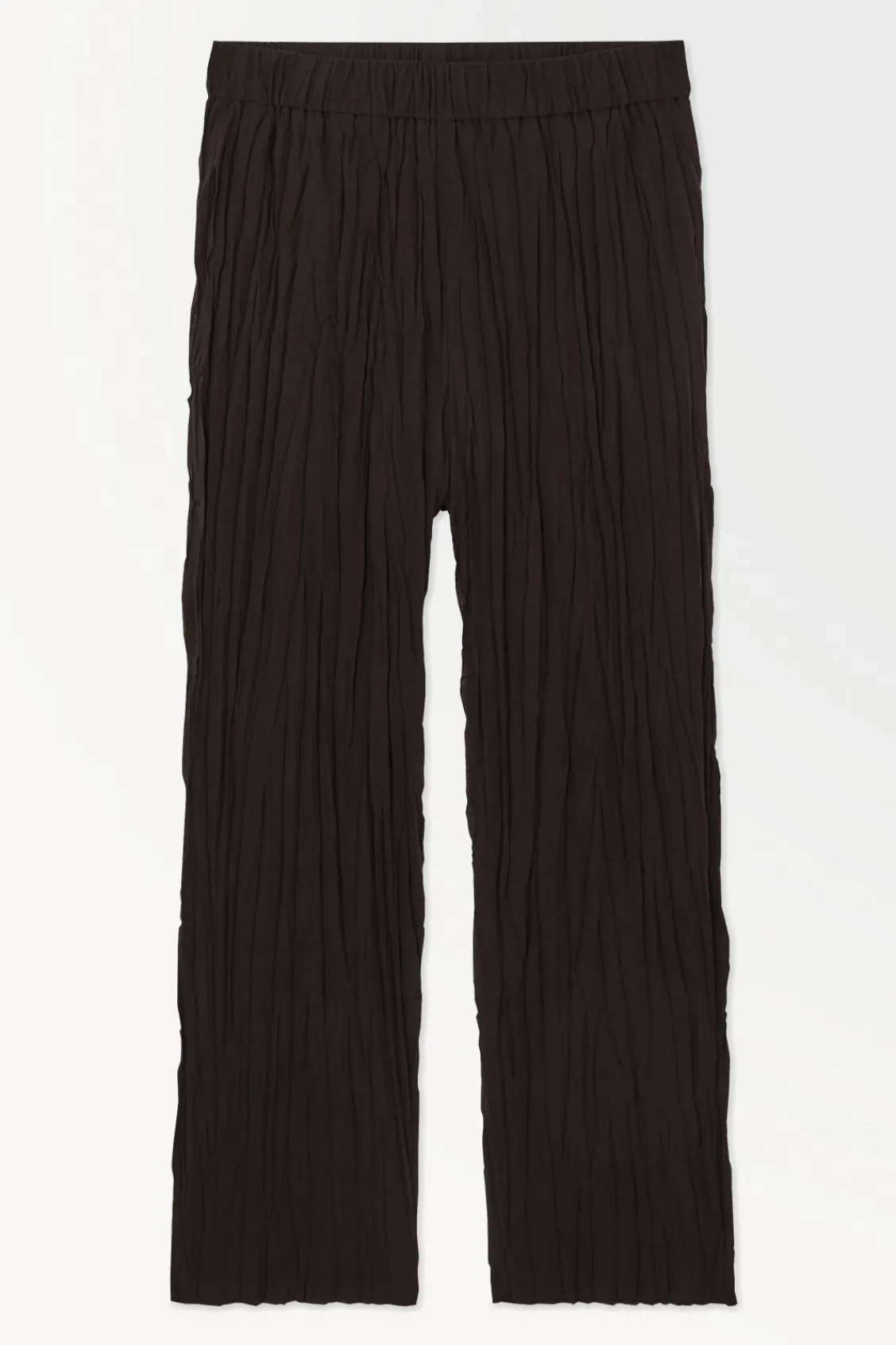 COS THE CRINKLED BARREL-LEG PANTS- Pants