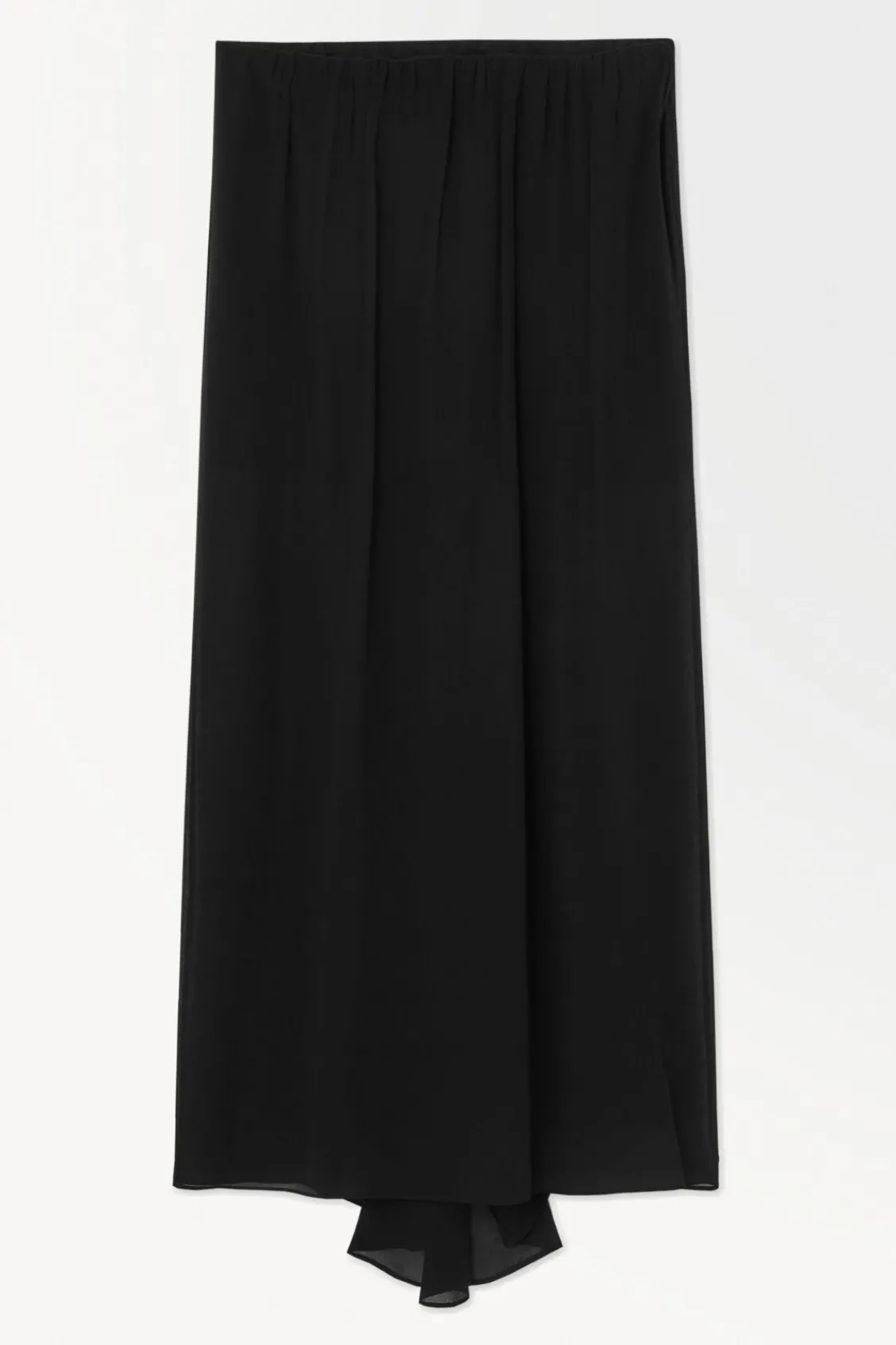 COS THE CRINKLED SILK-CHIFFON MAXI SKIRT-Women Skirts