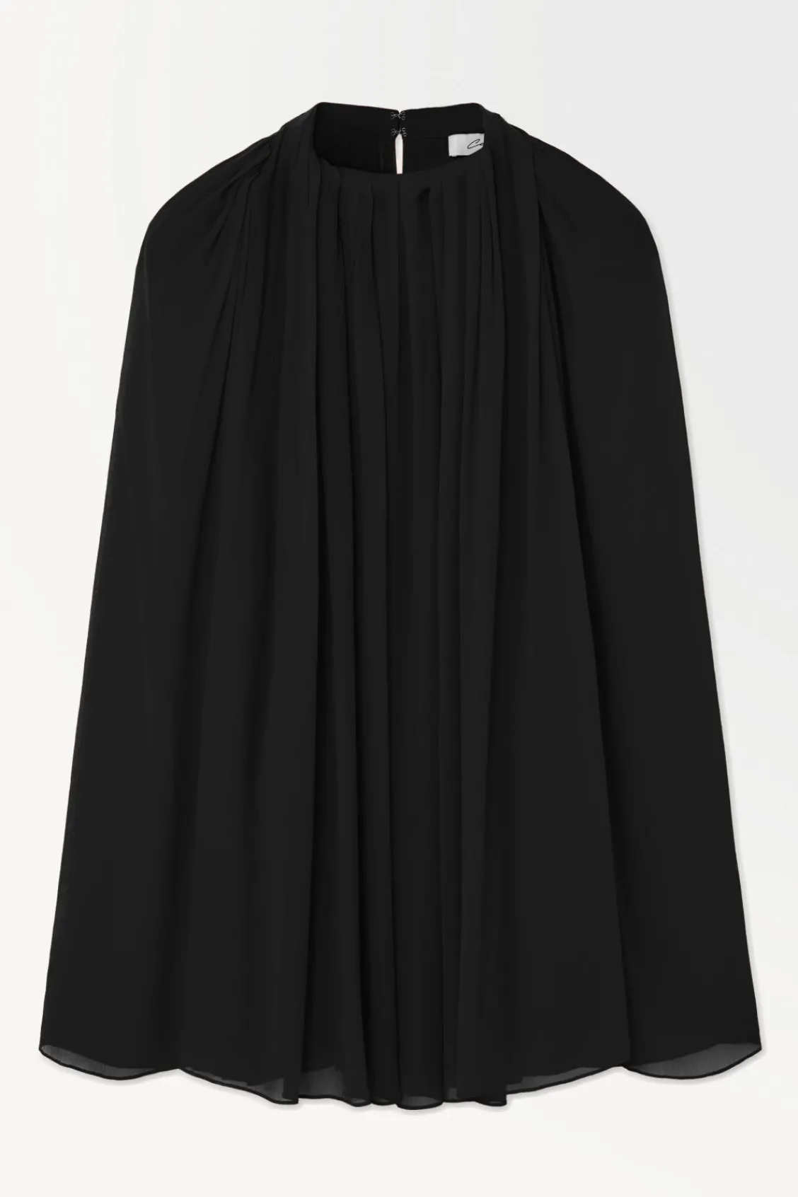 COS THE CRINKLED SILK-CHIFFON BLOUSE-Women Shirts & Blouses | Tops