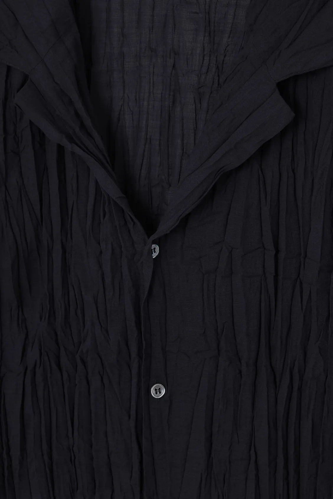 COS THE CRINKLED WOOL RESORT SHIRT- Shirts