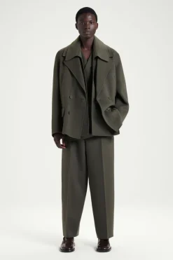 COS THE DOUBLE-BREASTED PEA COAT- Coats & Jackets