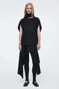 COS THE DOUBLE-FACED ASYMMETRIC SKIRT-Women Skirts