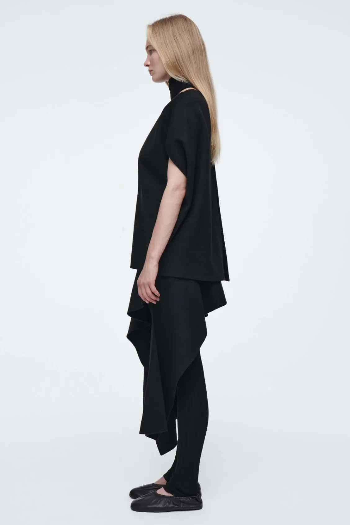 COS THE DOUBLE-FACED ASYMMETRIC SKIRT-Women Skirts