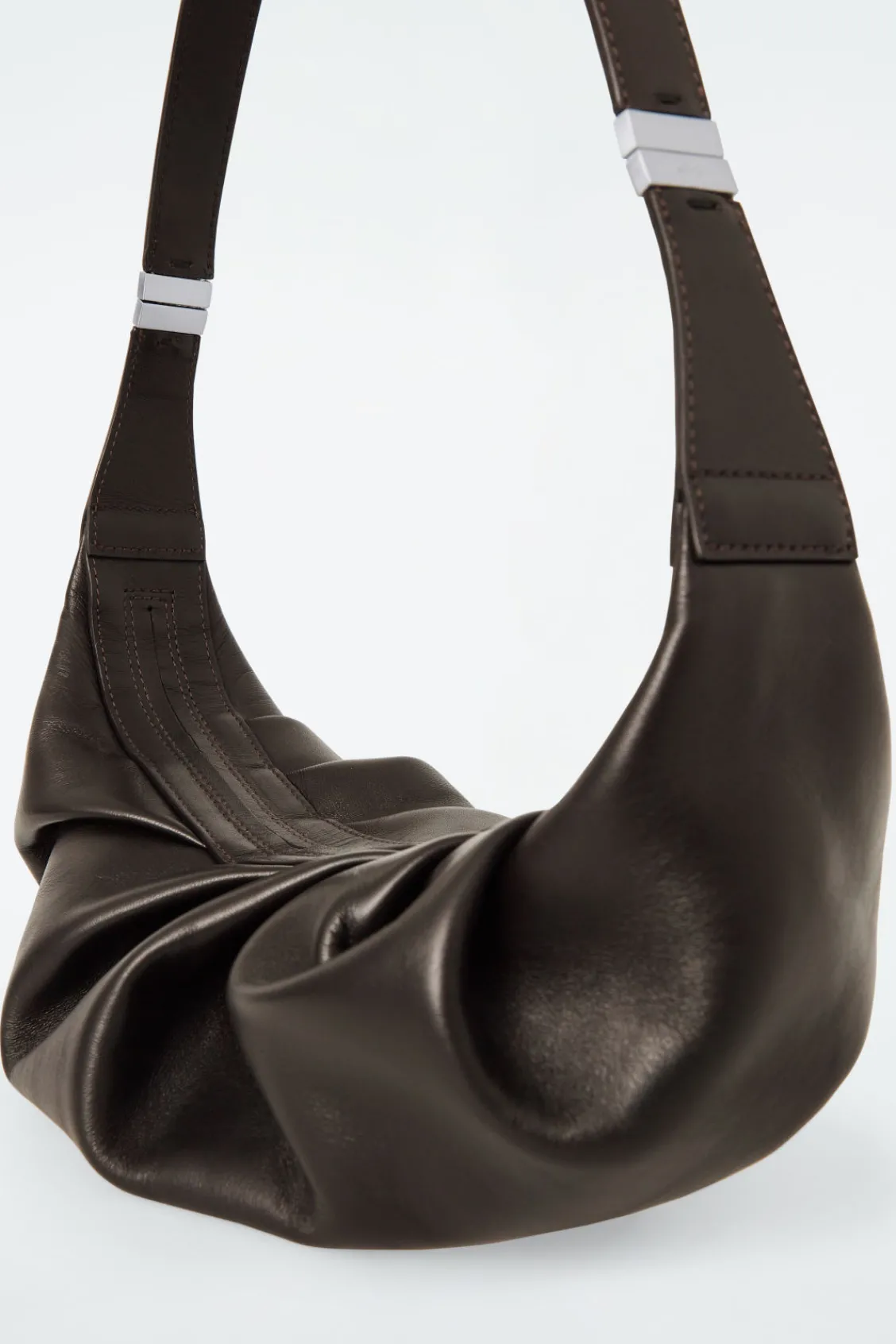 COS THE DRAPED CROSSBODY - LEATHER-Women Bags