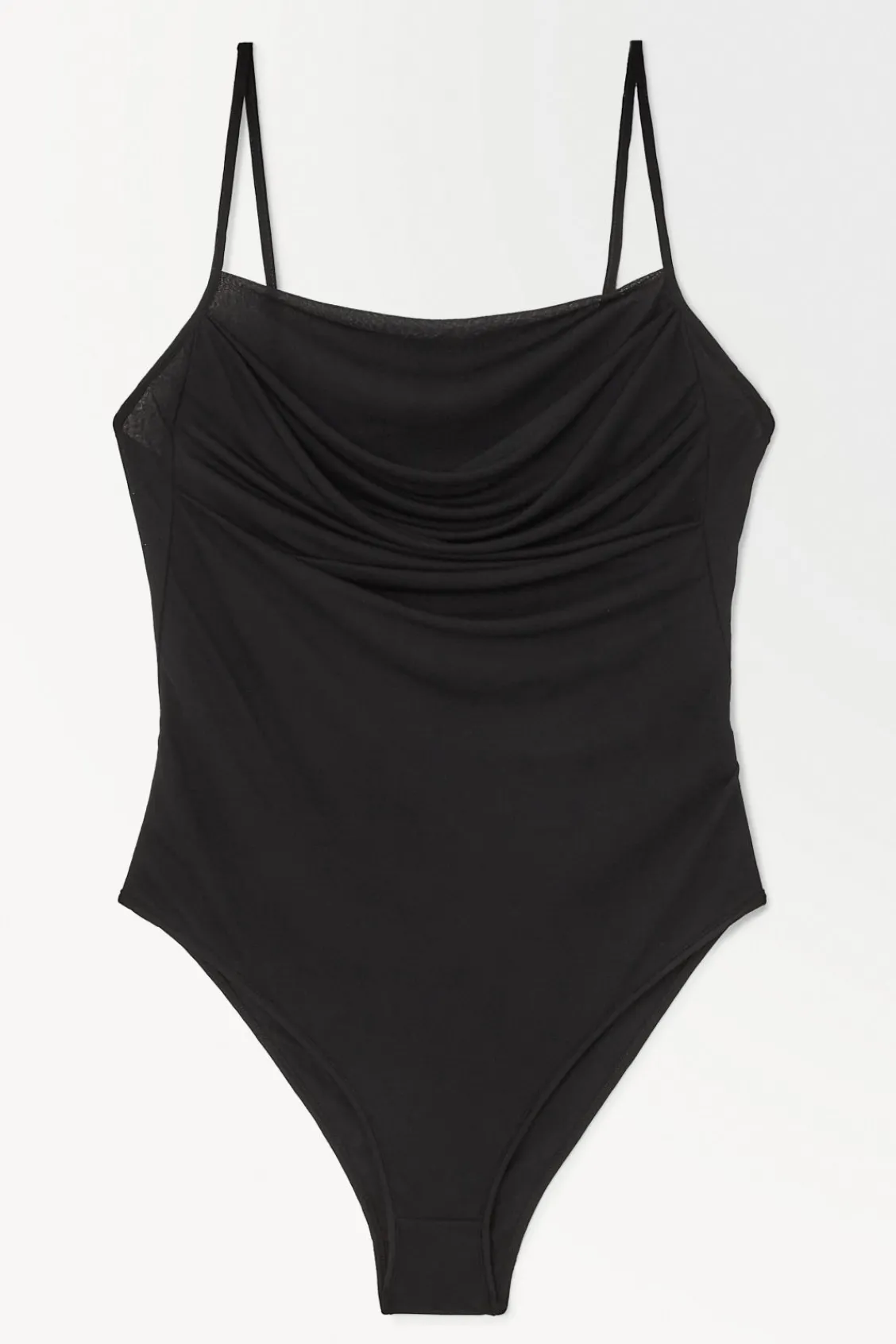 COS THE DRAPED JERSEY BODYSUIT-Women Tops