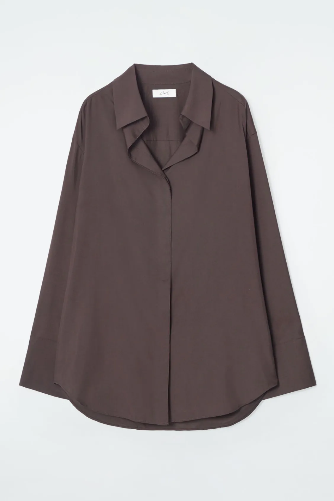 COS THE DRAPED SILK SHIRT-Women Shirts & Blouses | Tops