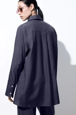 COS THE ESSENTIAL SILK SHIRT-Women Shirts & Blouses | Tops