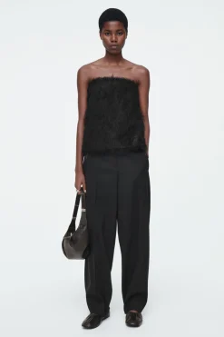 COS THE FEATHERED BANDEAU-Women Tops