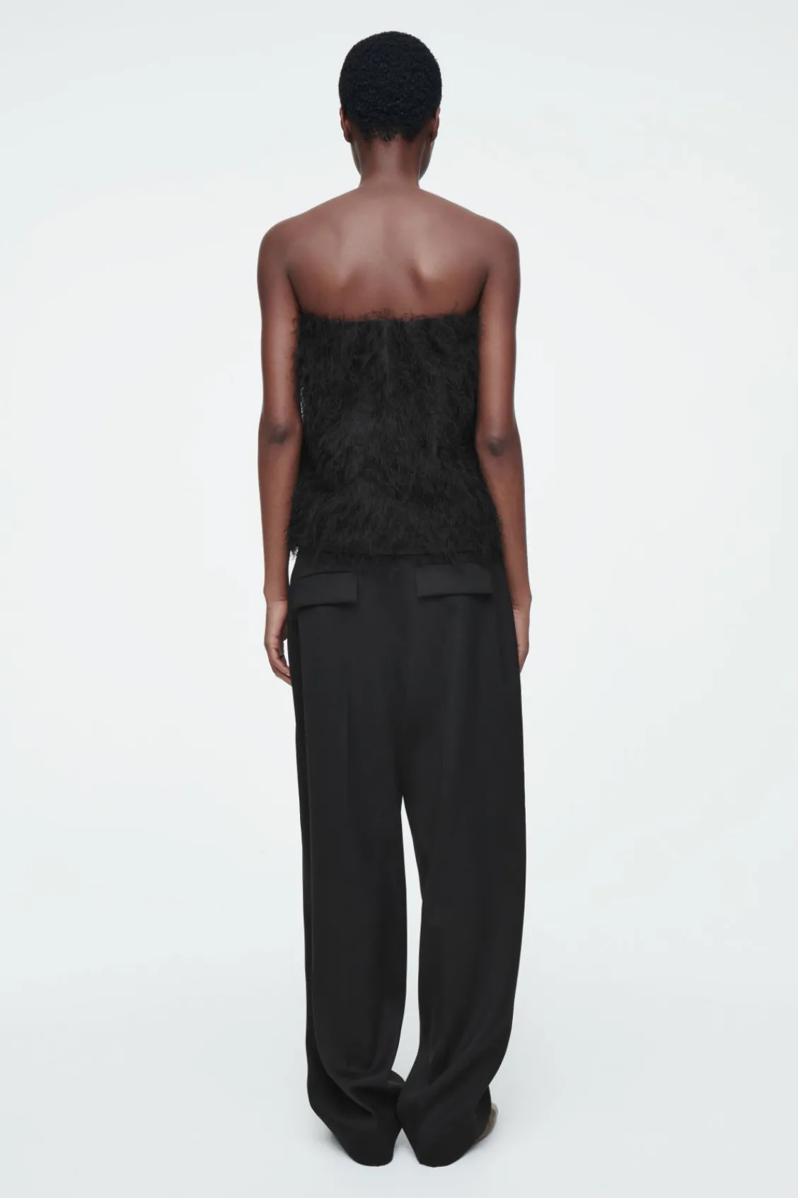 COS THE FEATHERED BANDEAU-Women Tops