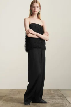 COS THE FEATHERED BANDEAU-Women Tops