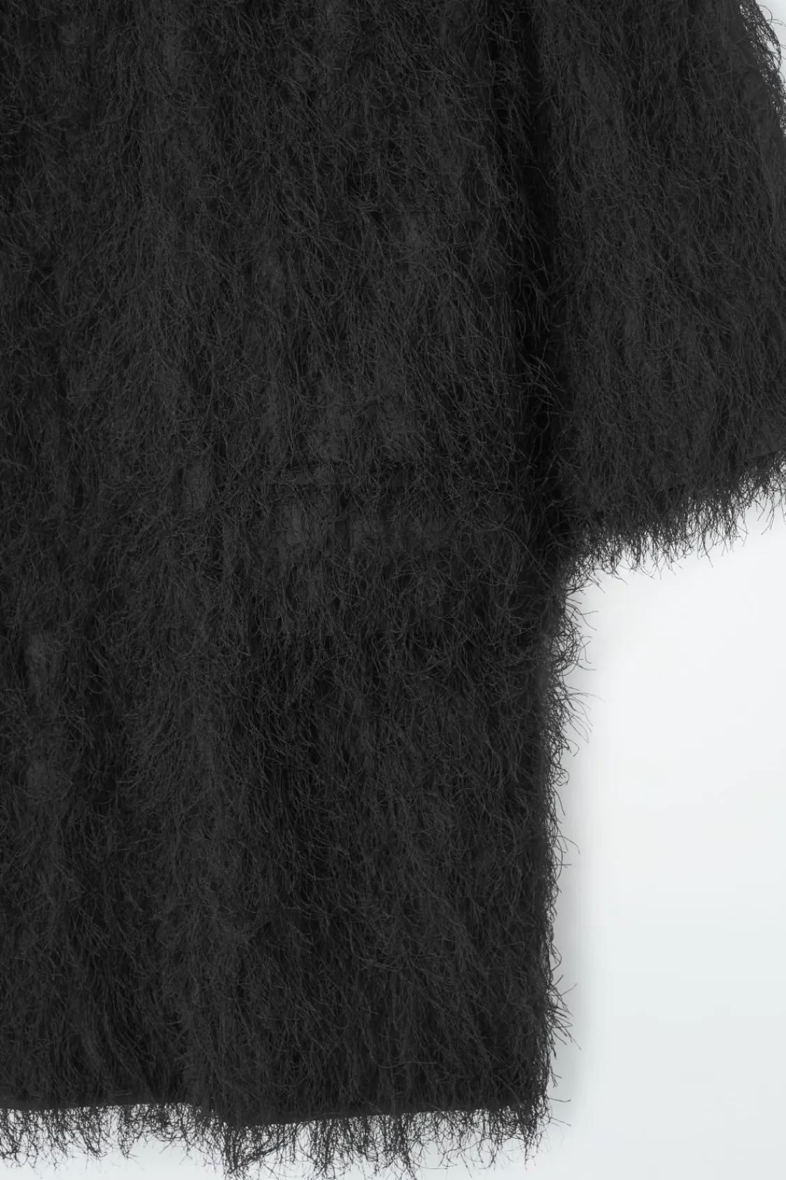 COS THE FEATHERED MINI SHIFT DRESS-Women Dresses & Jumpsuits
