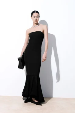 COS THE FISHTAIL BANDEAU MAXI DRESS-Women Dresses & Jumpsuits