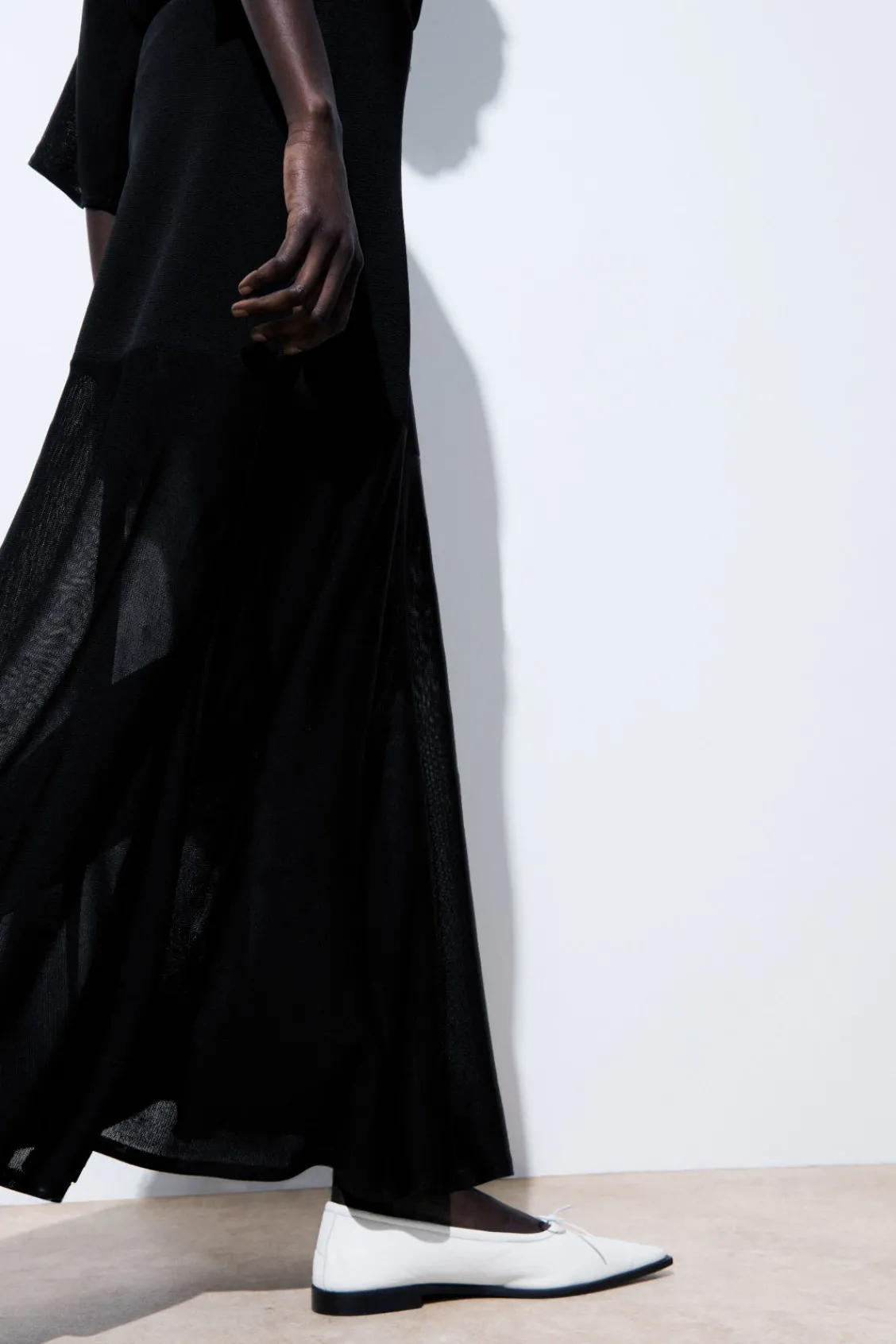 COS THE FLARED KNITTED MAXI SKIRT-Women Skirts | Sweaters & Cardigans