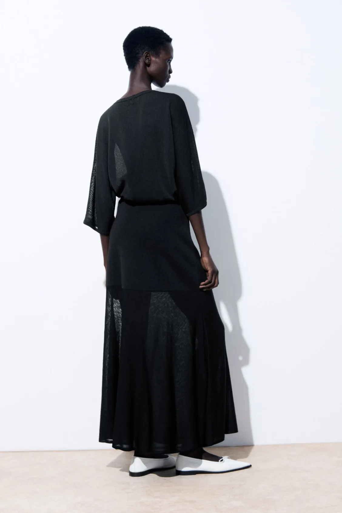 COS THE FLARED KNITTED MAXI SKIRT-Women Skirts | Sweaters & Cardigans