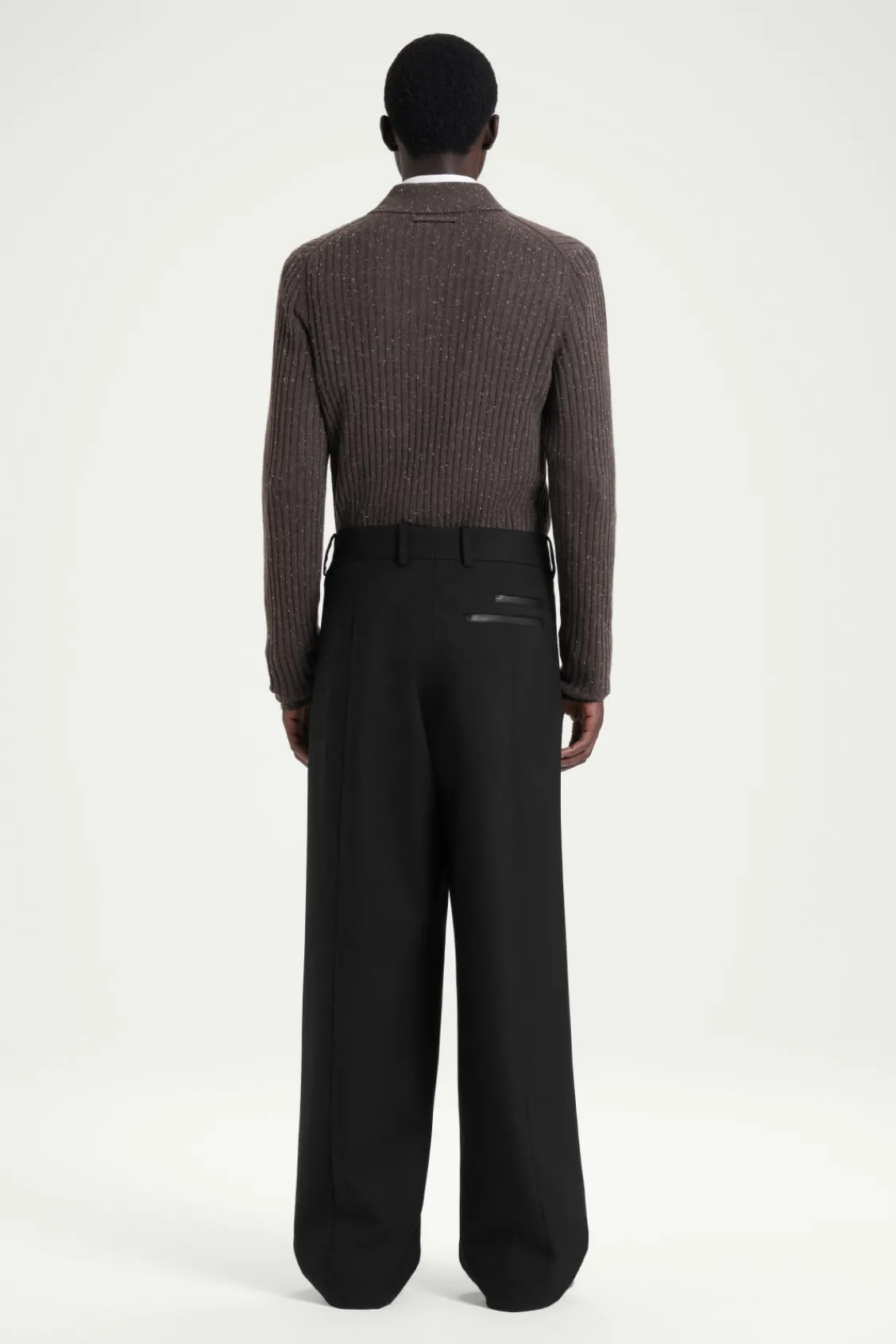 COS THE FLECKED WOOL POLO SHIRT- Polo Shirts | Cashmere