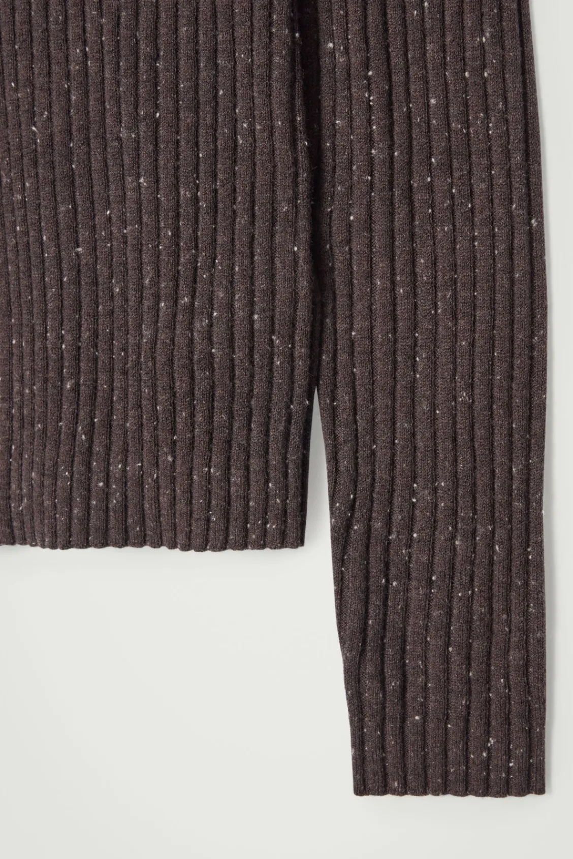 COS THE FLECKED WOOL POLO SHIRT- Polo Shirts | Cashmere