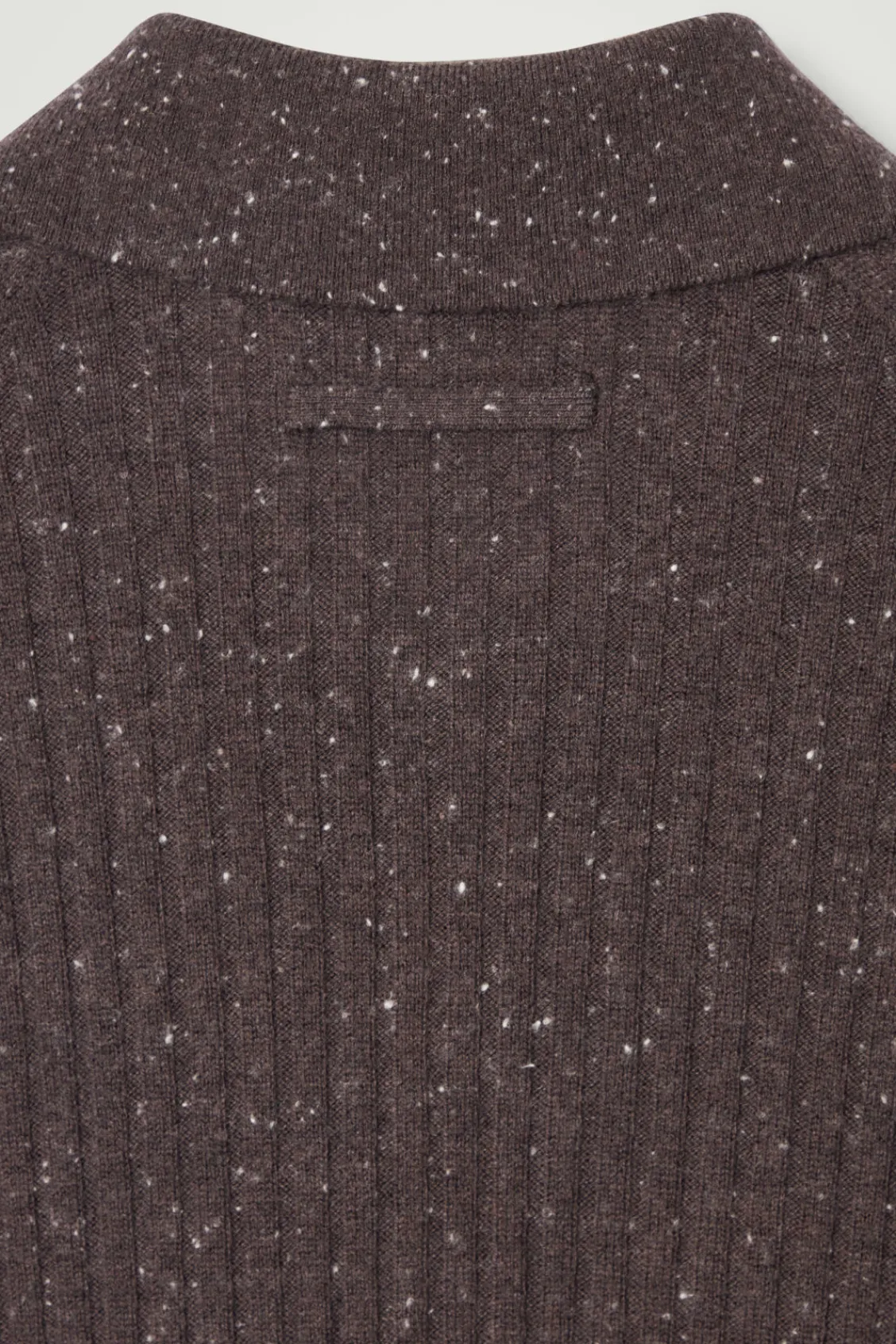 COS THE FLECKED WOOL POLO SHIRT- Polo Shirts | Cashmere