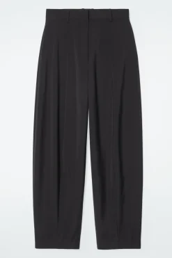 COS THE FLUID BARREL-LEG PANTS-Women Vests & Tailoring | Pants