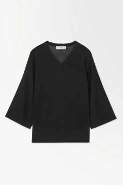 COS THE FLUID KNITTED T-SHIRT-Women T-Shirts | Tops