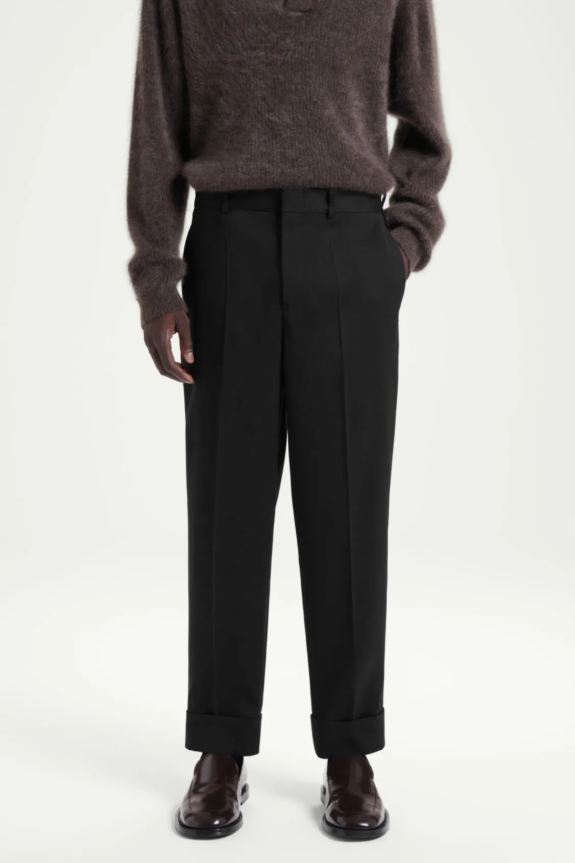 COS THE FOLD-UP TAPERED PANTS- Suits & Tailoring | Pants