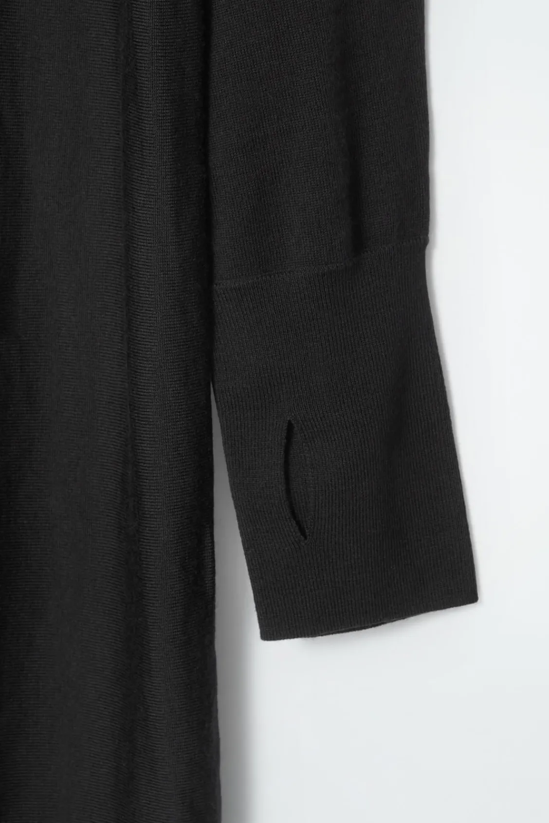COS THE FUNNEL-NECK MERINO WOOL DRESS-Women Dresses & Jumpsuits | Sweaters & Cardigans