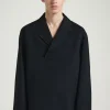 COS THE HALF-PLACKET OVERSHIRT- Shirts
