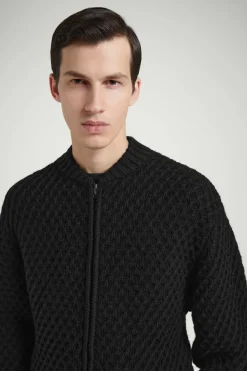 COS THE HONEYCOMB BOMBER JACKET- Sweaters & Cardigans | Coats & Jackets