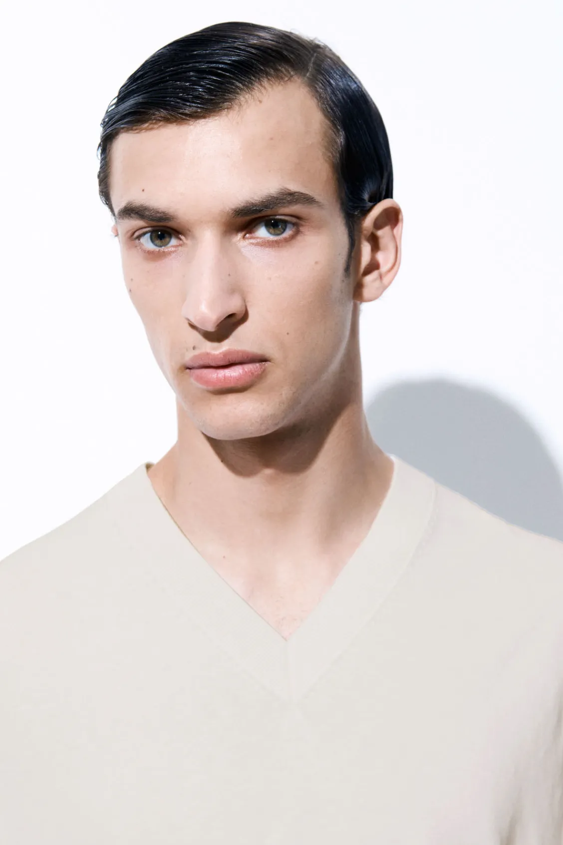COS THE KNITTED SILK T-SHIRT- T-Shirts | Sweaters & Cardigans