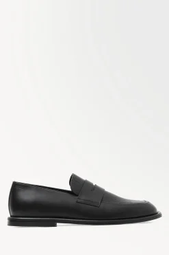 COS THE PERFORATED LEATHER LOAFERS- Shoes