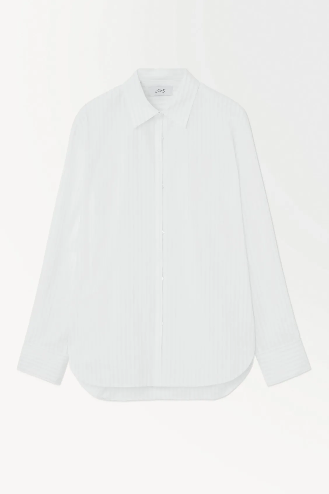 COS THE PINSTRIPED SHIRT- Shirts