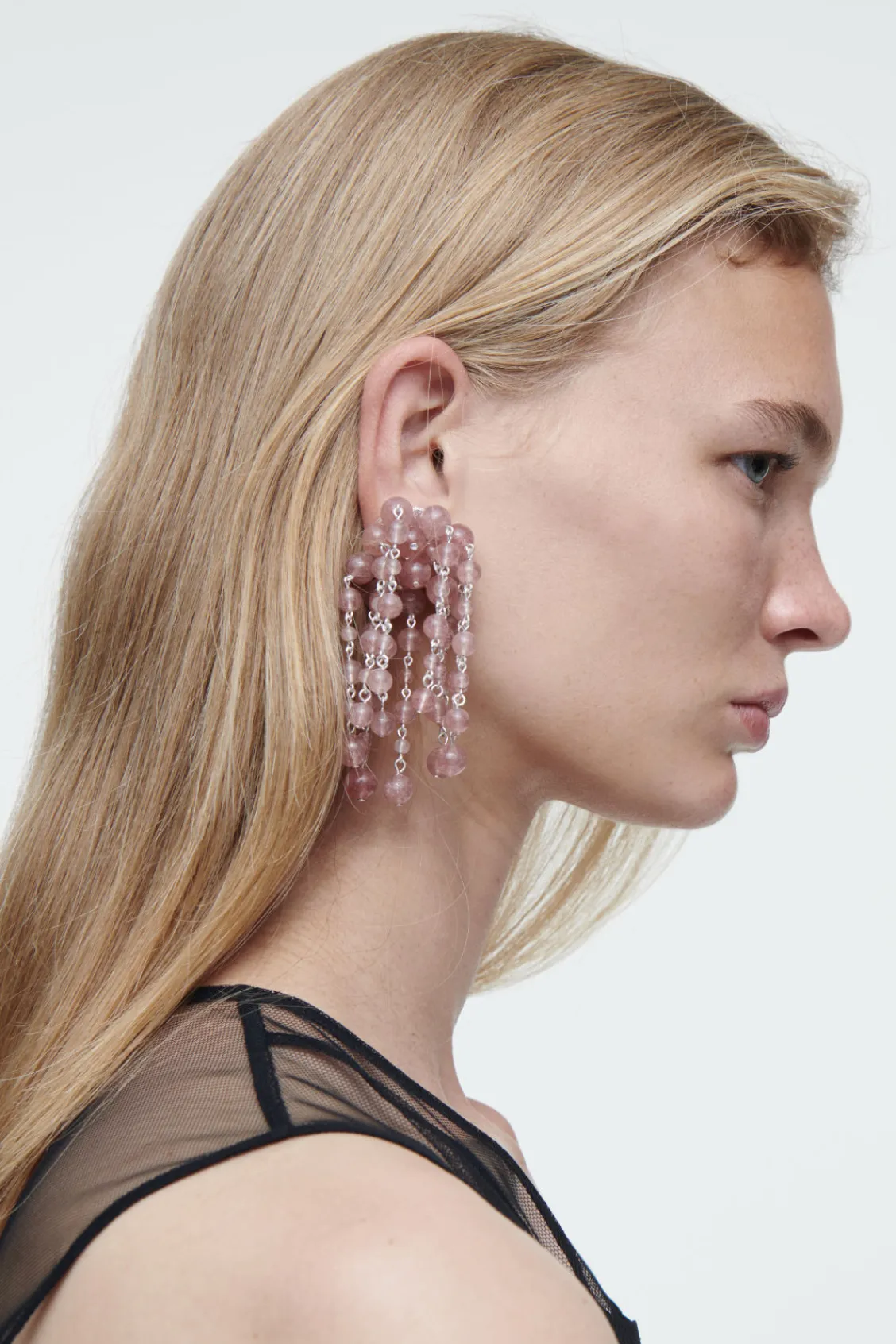 COS THE QUARTZ CASCADE EARRINGS-Women Jewelry